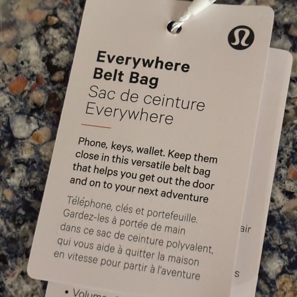 🆕Lululemon Black Everywhere Belt Bag-NWT - Picture 4 of 5